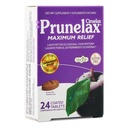 Prunelax Ciruelax Maksymalna ulga Laxative Tablets z Natural Senna do sporadycznych zaparć, Senna Extract, Vegan & Gluten- Free, Delikatny Overnight Relief - 24ct