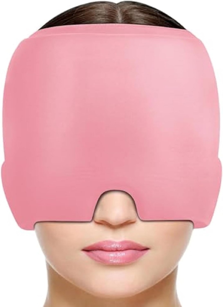 Migrena Ból głowy Relief Cap, Migrena Relief Cap Hot & Cold Therapy Kac Kawa Kapka Maska bezmózgowa Migrena Ból głowy Kapka dla puszystych oczu Kac Napięcie zatoka i stres Relief
