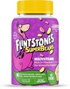 Flintstones Witaminy SuperFasola, Dzieci Multivitamin z Immunitet Wsparcie z Witamin A, D, Jodu i cynku do wspierania zdrowego wzrostu, Owoce aromat, Wegetarianin, Jelly Bean Chews, 90 Hrabia (Opakowania mogą się różnić)