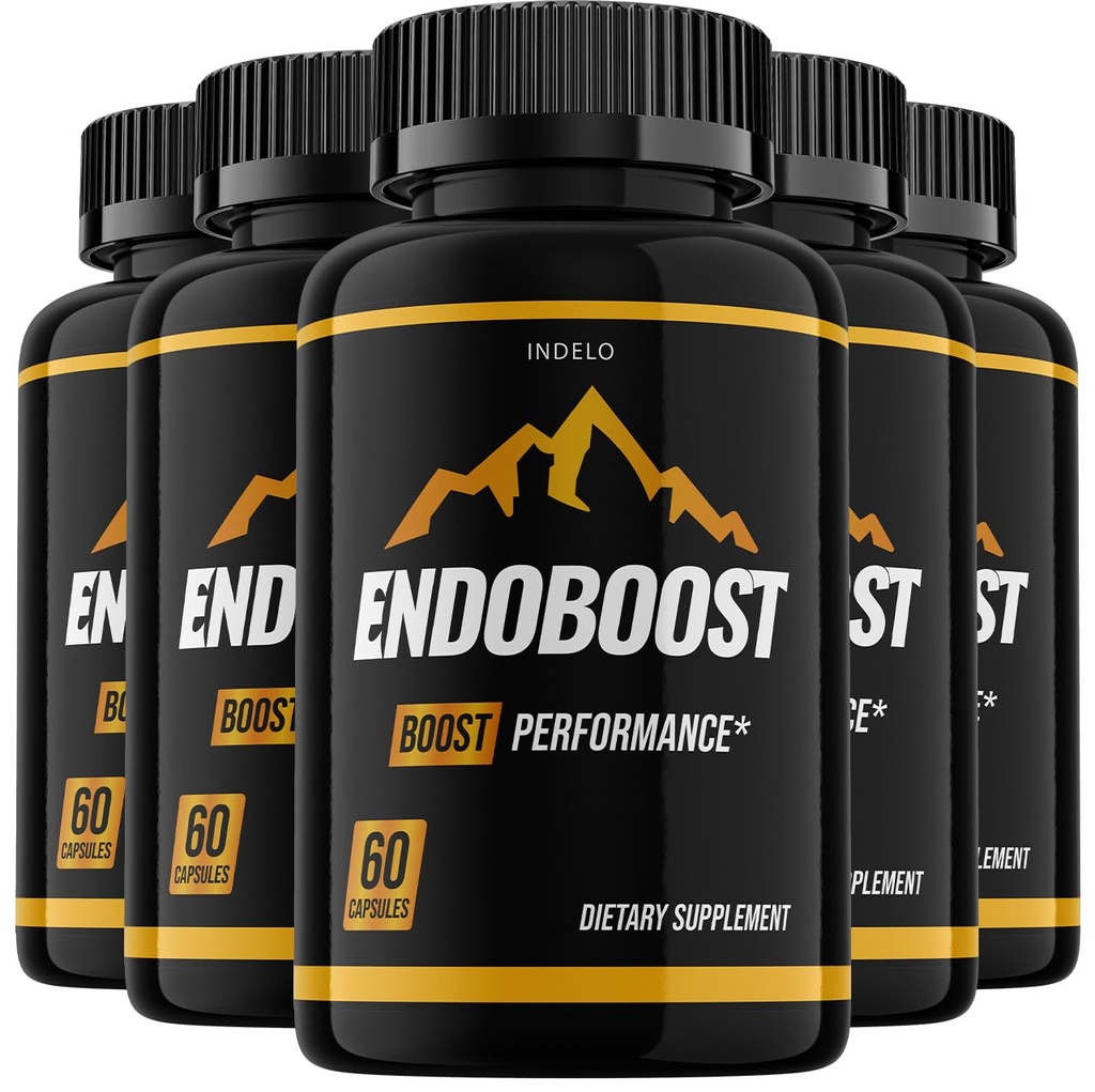 Endoboom dla mężczyzn, Endo Boost Advanced Performance Supplements, Endobost Performance, Endobost Recenzje (5 Pack - 300 kapsułki)