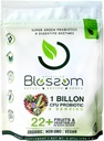 Blossom SuperGreens Probiotyki - Enzymy trawienne z Pre / ProBiotics for Bloating Relief - 30 + SuperGreens & SuperReds to Boost Energy -Organic, Gluten- Free, No Fiber, 0g Sugar (Lemon Citrus)