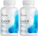 Infuzje Maksymalna moc Czysta CoQ10 600mg 200 Kapsułki Wysoka absorpcja Gluten Wolny od nieGMO (2)