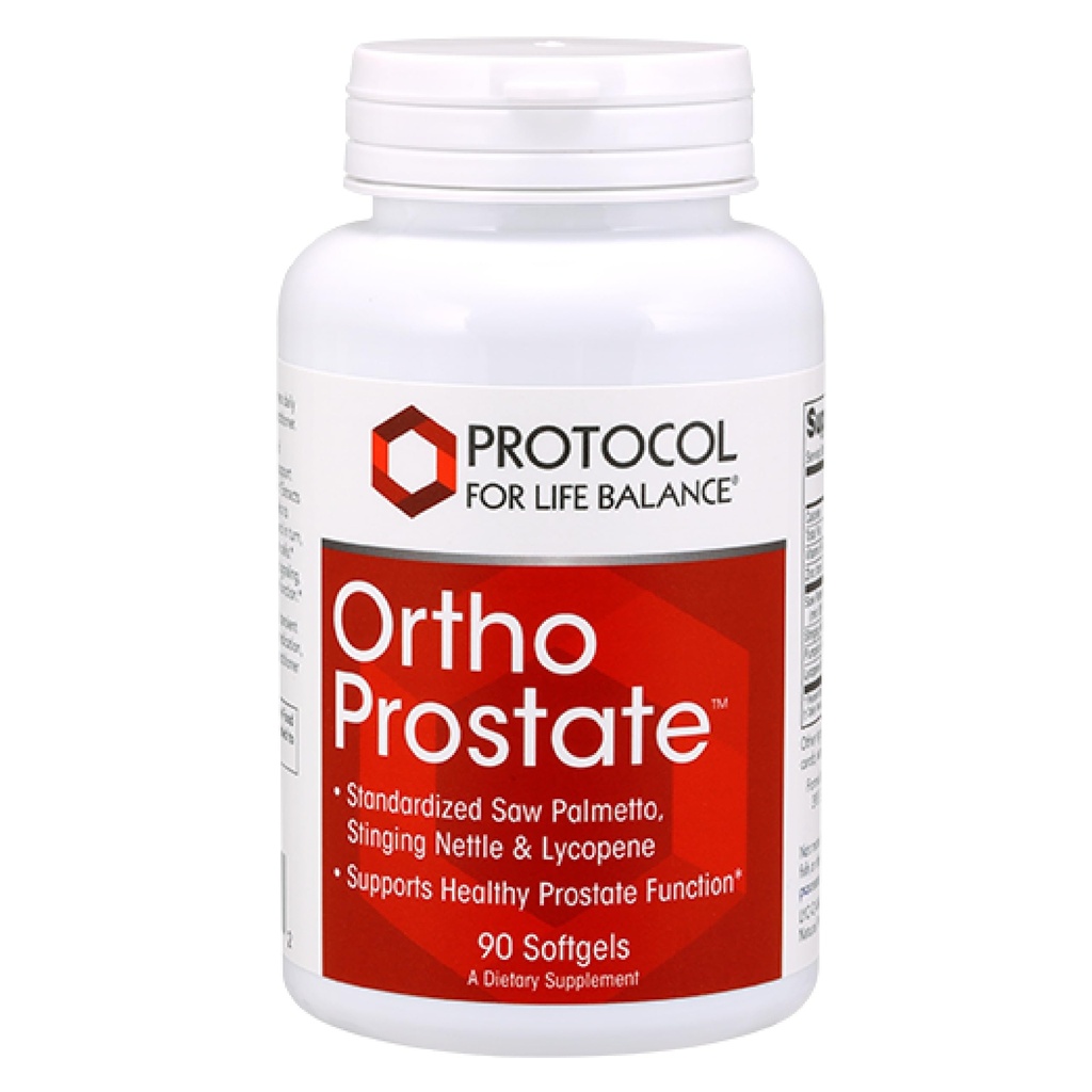 Protocol Ortho Prostate - Men 's Prostate Health Supplement * - with Saw Palmetto Extract, Stinging Nettle Extract & Cynk Gluconate - 90 Softgels