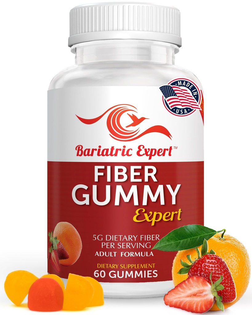Bariatric Expert Fiber Witamina - Fast- Melting Suplement diety dla dorosłych po chirurgii bariatrycznej, 60 Hrabia