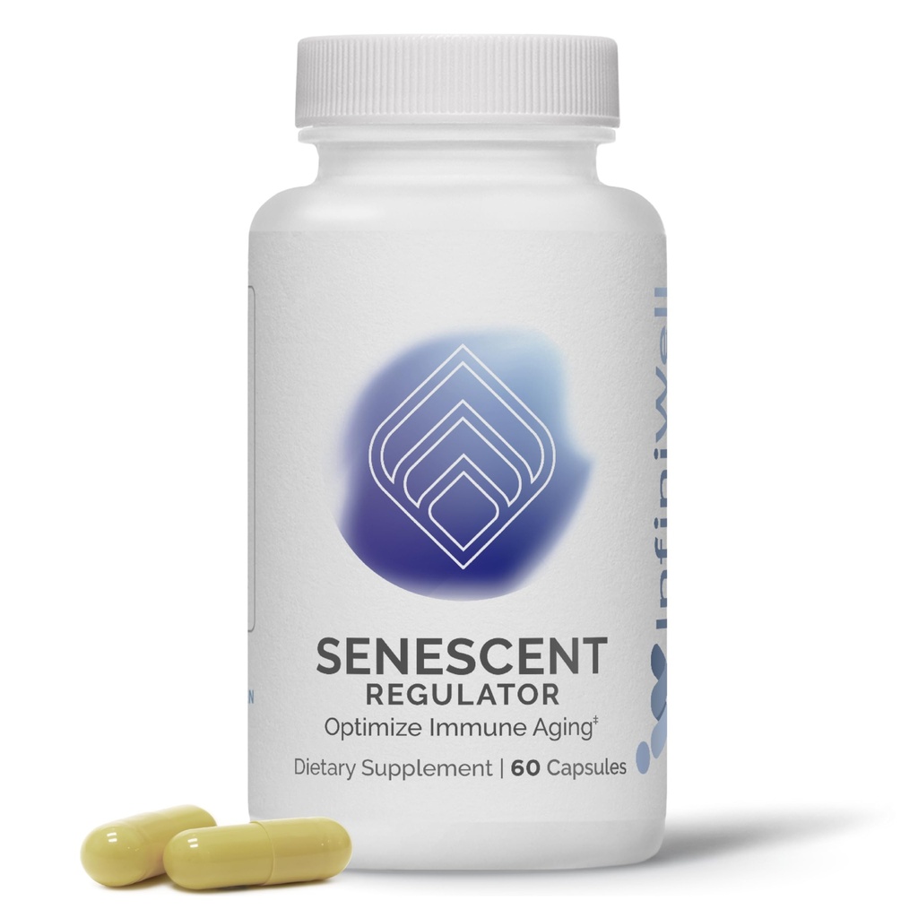 InfiniWell Sensensory Regulator - Kurkumina Turmerowa Suplement z Resveratrol & Pterostilbene - Wsparcie zdrowia metabolicznego i Promowanie Zdrowych, Młodzieńcze Celuloniczne Funkcje (60 Kapsułki)