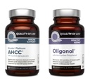 Jakość życia Kinoko Platinum AHCC 750 mg i Oligonol Lychee Extract - dla wsparcia immunologicznego, Zdrowe Starzenie