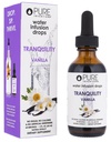 Tranquility Pure Inventions - Wspiera relaks - Wanilia i rumianek - Krople do wlewów wodnych - Brak cukru, kalorii lub sztucznych słodzików - 60 porcji - 2oz