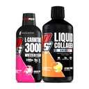 PROSUPPS L- Carnitine 3000 Stymulant Free Liquid Shots (Dragon Fruit) Amino23 Liquid Collagen Shots (Citrus Punch) Bundle