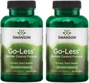 Swanson Go- Mniej Bladder Control Formuła - Promotes Urnanal Tract Health and Healthy Bladder Support - Naturalny suplement dla dorosłych z dyni Seed Extract - (90 Softgels) 2 Pack