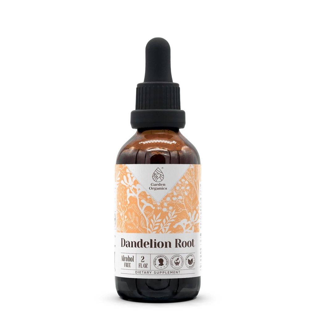 Ekstrakt z naturalnych nalewek, system immunologiczny booster, płynne krople wykonane z 100% Dandelion (Taraxacum officinale) Suszony korzeń (2 fl oz)