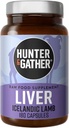 Hunter & Zbierz Nos do ogona 180 Kapsułki wątrobowe 124; Dzikie, Grass Fed Islandzki Lamb Ancestral Inspired Suplementy 124; Brak GMO Feeds, Antybiotyki lub Hormony