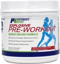 Performance Inspired Nutrition PreWorkout Powder - All Natural - G- Free & Vegan Formula - Zawiera Citroruline - Nitrosigine - Zielona herbata - Arginina - Beta Alanine - Tropical Fruit Punch - 32 Servings