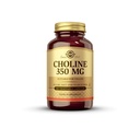 Solgar Cholina 350 mg - 100 Kapsułki roślinne, Opakowanie 2 - Non-GMO, Wegan, Kosher - 200 Razem Sługi