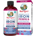 MaryRuth Organics Agregat 124; Liquid Iron Supplement Prenatal & Postnatable for Beasant & Lactating Agregat 124; Iron Deficiency Agregates 124; Immune Support Agregates 124; Sugar / Gluten Free Agregates 124; Vegan Agregat 124; Non-GMO Agregat 124; 15.22 Fl Oz