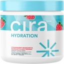 Cira Hydration Powder (45 Servings) - Mieszanka do napojów elektrolitów z himalajską solą do odwadniania i odwadniania - Truskawka Margarita