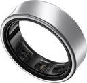 SAMSUNG Galaxy Ring, AI Smart Ring, Rozmiar Pierwszy w / Sizing Kit, Brak Subskrypcji aplikacji, Monitor fitness, Tracker senny, Do 7- dzień baterii, Rozmiar 8, Tytan Silver [USA wersja, 1Yr Producent gwarancji]