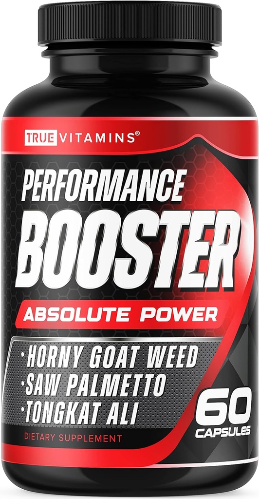 Testosteron suplement booster dla mężczyzn - Performance Test Boost - Mężczyzna Wzmacnianie tabletek rozszerzenia - Wzmocnienie energii, Endurance, Stamina, Siła, Napęd & Wzrost mięśni - 60 Kapsułki - 30 Służenie