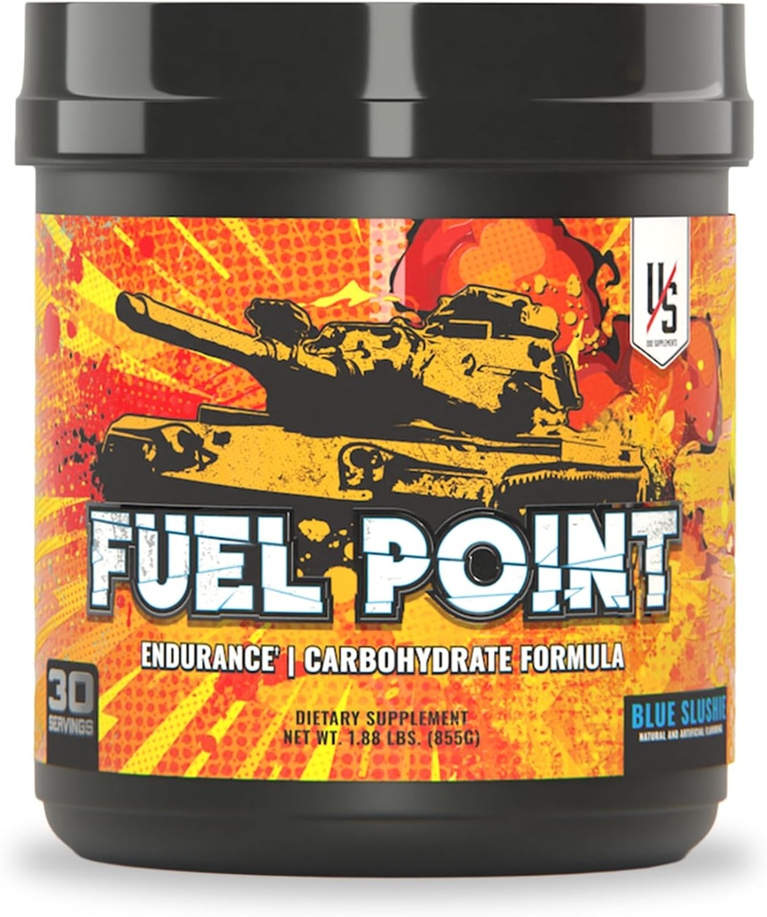 UXO Suplementy: Paliwo Point, Trening wytrzymałościowy, Paliwo do mięśni, Zmniejszanie zmęczenia, Poprawa wydajności, Superior Carbohydrate Formula, 30 Słupki (Blue Slushie)