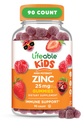 Żywy cynk dla dzieci 124; 25 mg 124; Great Desting Natural Flavored Cynk Gummies membrany 124; Gluten Free Vegetarian Non GMO Cynk suplementy 124; Kids Cynk dla immunologicznego wsparcia 124; 90 Gummies