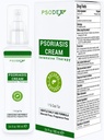 PSODEX Łuszczyca Śmietanka - 3.4fl oz Topical łuszczyca Leczenie z węgla Tar, kwas salmonellowy, olej z drzewa herbacianego, Aloe Vera - All- Naturalne składniki - Kojące i nawilżające smoła łuszczyca