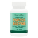Nature Plus Papaya Enzyme - 6 mg Papain - Wszystkie naturalne suplementy diety, Zawiera Amylase & Protape - 180 Tabletki do żucia (180 Servings)