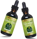 Go Nutricents Nascent jod & Tyroid Support Dietetyczne suplementy Wysoka moc płynne krople Nie-GMO GlutenFree Jod Edge do zwiększenia metabolizmu Poprawa skóry & Stop Utrata włosów & Zwiększenie poziomów jodu