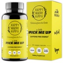 Natural Energy Pills - Bez kofeiny - Metabolizm, Mental Booster - z Rhodiola Rosea, Dandelion Root, Bacopa, Ginseng Extract - 7 Herbs & Absorption Enhancing Piperine - Vegan, Non-GMO, 60 Ct