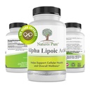 Pure Alpha Lipoic Acid 600mg 120 Kapsułki wegetariańskie, NieGMO Tioctic Acid 4 Dostawa miesiąc