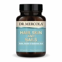 Dr Mercola Włosy, Skóra i paznokcie - Zapewnia Biotin, Keratin & Kwas hialuronowy - Jakość Premium - Wspiera zdrowe starzenie - Nie-GMO, Gluten- Free & Soy- 30 Kapsułki (30 Servings)
