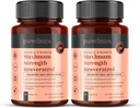 pureklinica 1000mg Resveratrol x 180 tabletek (2 butelki po 90 tabletek każda - 6 miesięcy dostaw). 10 x Wyciąg z Black Pepper dla szybszego wchłaniania