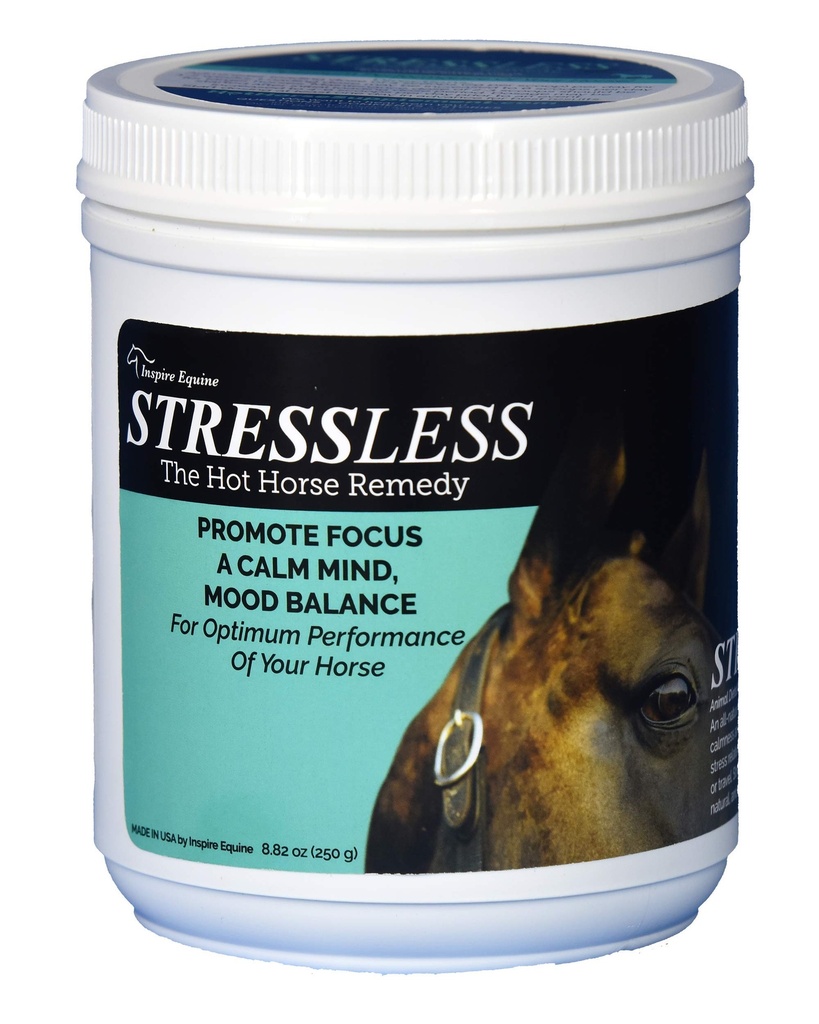 StressLess Hot Horse Supplement - 60 Day Supply - Promotes Calm & Focus - Wszystkie naturalne