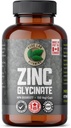 Cynk Glicynian 23 mg Suplement - 150 Wegan Czapki przez Czyste Witaminy Lab - Amino Acid Sól dla zdrowej skóry i paznokci - Wspiera System immunologiczny, Prostan, Wizja - Made in Canada