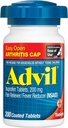 Advil (200 Count) Easy Open Artretitis Cap Pain Reliever / Fever Reducer Coated Tablet, 200mg Ibuprofen, Tymczasowa ulga bólowa