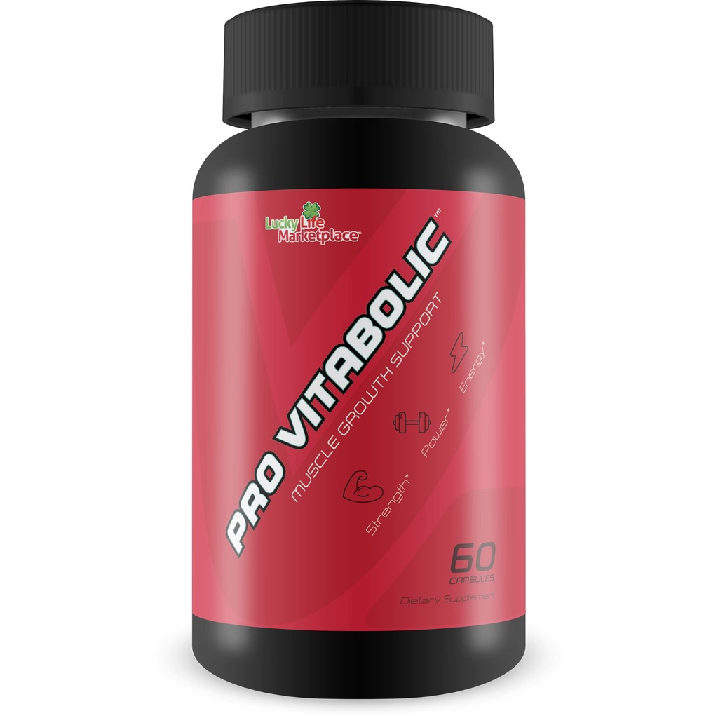 Pro Vitabolic - Wsparcie wzrostu mięśni - Wzmocnienie mocy, siły, Stamina, & Energia - Eksplozyjny pompa mięśniowa dla dużych bram - Dostawa tlenu i odżywki dla mięśni - L- Arginina i L- Citrulina