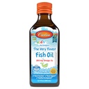Carlson - The Kid 's The Very Finest Fish Oil, 800 mg Omega- 3s, Norweski, Zrównoważony smak, Pomarańcza, 200 ml