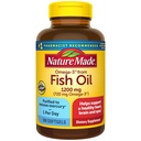 Nature Made Fish Oil Omega 3 Suplementy, Omega 3 Olej rybny jako Estery etylowe 1200 mg Softgels, EPA DHA Suplement do zdrowego serca, Mózg, Wsparcie dla oczu, Jeden dzień, 100 Softgels