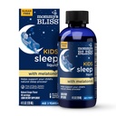 Mamuśka Bliss Kids Sleep Liquid z Melatonin & Calming Herbs 124; Melatonina dla dzieci 3 lata & Up 124; Flavor winogronowe 124; Cukier wolny 124; 4 Fl Oz (60 Sług)