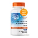 Najlepszy lekarz Glukozamina Chondroitin Msm z OptiMSM Kapsułki, Wspomaga zdrową wspólną strukturę, Function & Comfort, Non-GMO, Gluten Free, Soy Free, 240 Count (Pack of 1)