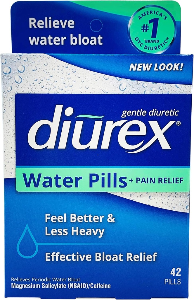 Diurex Water Pills, 42 Count Pills (Opakowanie po 3)