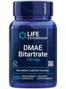 Przedłużenie życia DMAE Bitartrate, Wspomaga neuroprzekaźnik Produkcja, 6- Miesiąc dostaw, Gluten- Free, Non-GMO, Wegetarianin, 200 Kapsułki