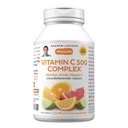 ANDREW LESSMAN Witamina C 500 Kompleks 60 Kapsułki - Witamina C + Bioflavonoidy Citrus dla układu immunologicznego i wsparcia przeciwutleniającego, No Stomach Upset, Mała Łatwość połykania Kapsułki