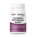 Fairhaven Health Kompletna menopauza ulga 124; niehormonalna suplement menopauzy dla kobiet 124; ulga przed gorącymi błyskami, nocnymi potami i huśtawkami nastrojów 124; gluten, mleczarnia, soja wolna 124; nie- GMO 124; 30 kapsułki