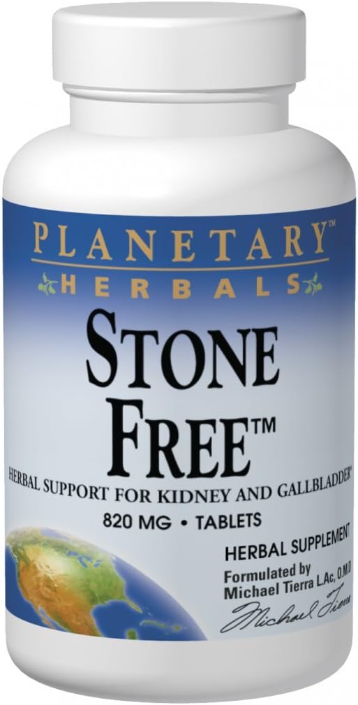Planetarne Zioła Kamień Darmowe 820mg Suplement Herbal Support - 270 Tabletki