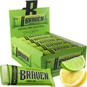 Braven Bar Lemon Lime Energy Bars (1.59 oz, Pack of 20) - Przeżuwa energetyczne z 5 g białka - On- the- Przekąski energii dla biegania, piesze piesze i sportowe - Gluten Free przekąski dla trwałej energii Boost