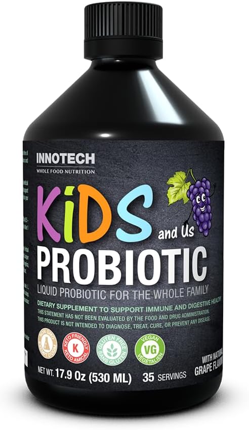 Żywienie INNOTECH: Dzieci i my Probiotyk płynny, aromat winogronowy - 530 ml