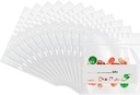 Pill Pouch Bags for Travel (120 Pack), 6 Mil BPA Free Pill Torby wielokrotnego użytku 3 x 2,75 cala dla medycyny z napisami na etykiecie Clear Ziplock Seal Waterproof AM PM Pill Baggies for Medicine Organizer