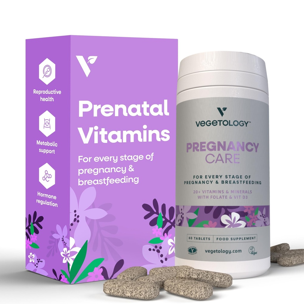 Ciąża Witaminy dla kobiet - Witamina prenatalna i Witaminy poporodowe do karmienia piersią Momy w / 20 + Witaminy, Folate & More - Wegańskie Witaminy prenatalne dla każdego stadium ciąży (60 Ct)
