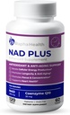 NAD 124; Advanced Energy & Anti- Aging Formula XI124; z NAD i koenzym Q10 XI124; Wspomaga Heart & Cognitive Health 124; 120 Kapsułki - 60 Day Supply