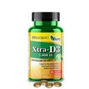 Stany Zjednoczone Medic & Science Xtra D3 Witamina D 5000 IU (125 μg) Suplement Cholecalciferol dla mężczyzn i kobiet (60 Easy to Swallow Softgels) Najlepsze dla kości, Heart Health, Wsparcie systemu immunologicznego, Lung Function